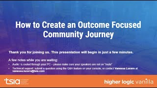 How to Create an Outcome-Focused Community Journey