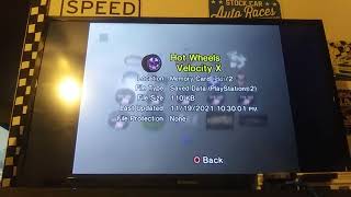 Hot Wheels Velocity X PS2 Save Icon