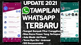 Update WhatsApp terbaru versi 2021 | Tampilan Lebih mantap