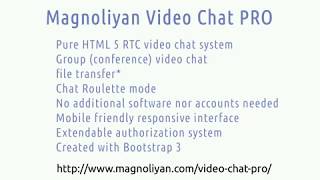 PHP Scripts: Magnoliyan Video Chat PRO