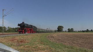 Ammersee-Dampfbahn mit 41 018 Augsburg nach Utting am Ammersee 14.08.2022  (HD)