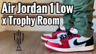 Air Jordan 1 Low x Trophy Room “Rookie Card” Review & On Feet