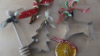 Making holiday ornaments