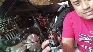 Como tirar o Motor de partida da crosser xtz para limpar