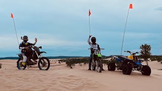 Drag Racing 2 Strokes at Silver Lake Sand Dunes! (Day 2)