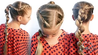 French Rope Twist & Uneven Braid Combo | Pretty Hair is Fun