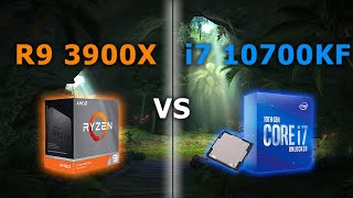 AMD Ryzen 9 3900X vs i7 10700KF in 6 Gaming Benchmarks