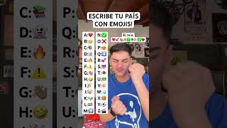 ESCRIBE EL NOMBRE DE TU PAÍS CON EMOJIS😱😱