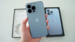 iPhone 13 Pro (Sierra Blue) Unboxing🍎 #shorts