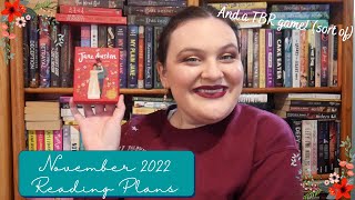 Way Too Basic to be a TBR Game, But I Had Fun! || November 2022 Reading Plans [CC]