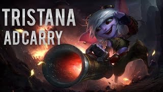 League Of Legends Duo Q - Tristana ADC - OUTPLAYS!