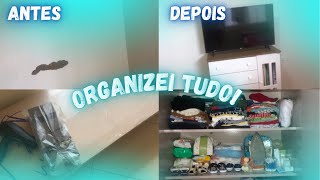 COMPREI E ORGANIZEI O GUARDA ROUPA/ PINTAMOS OS QUARTOS