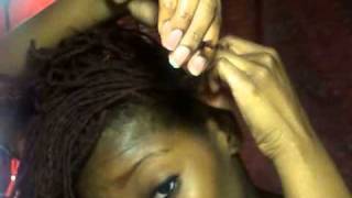 Bantu Knots(chiney bumps) with sisterlocks