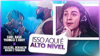 HERO REAGINDO A GURI, BASK, YOUNGUI E KROY x ZULUZÃO, TUBARÃO, RENANZIN E NICÃO | BDN RAG | 1 FASE