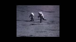 Astronauts tripping on the moon