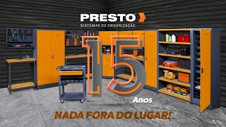 Presto Organiza - 15 anos deixando tudo organizado e nada fora do lugar!