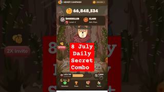 Today memefi secret combo 8 July | memefi secret tap combo level 4 #memeficoin #memefi