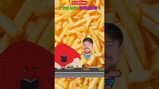 👶🏻👿🍔BABY MrBEAST Steals A Whooper From T-Shirt MONSTER !  🟥  ANGRY 🥤 #GiGi.Studios #mrbeast