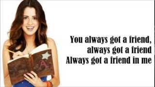 Me and You-Laura Marano (Lyrics Video)