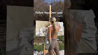 Follow Your Own Lead. Oil Painting Wall Sculpture #sculpture #oil painting #outdoors #art #shorts