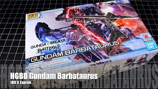 Gundam Breaker Battlogue HGBB⎜Barbataurus⎜#Gunpla⎜Review-Unboxing⎜HG 1/144⎜HD⎜2021