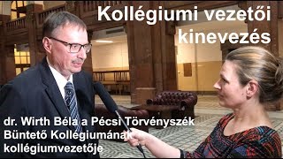 Kollégiumi vezetői kinevezés