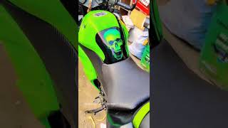 ninja 250r modification done #ninja250 #ninjalover #kawasaki #ninjabike #h2r #youtubebikers