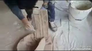 Щампа за бетон, Concrete stamp KREMONA - making