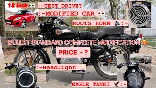 Full Modification🥳🙈| Royal Enfield BS6 bullet standard 350