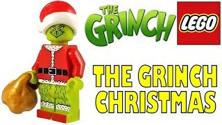 LEGO Christmas THE GRINCH CUSTOM Minifigure Review Showcase