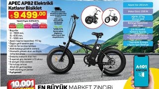 11 Ağustos a.101 marketlerinde satılacak elektrikli bisiklet