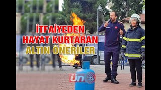 İtfaiyeden Vatandaşlara Hayat Kurtaran Öneriler