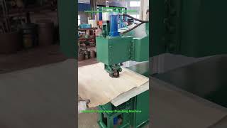 Automatic Plywood core veneer punching and patching machine with hydraulic power