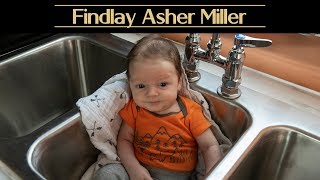 Baby Findlay Asher Miller Annoucement