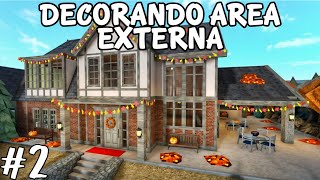 DECORANDO MINHA CASA DE HALLOWEEN NO BLOXBURG #2 - ROBLOX