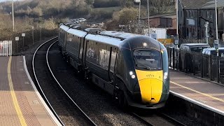 GWR 800309 passing Hungerford | 17.02.22