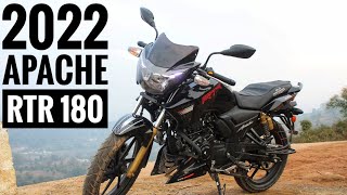 2022 TVS Apache RTR 180 BS6 with side stand cut off sensor | RIDE REVIEW | BETTER THAN PULSAR 180 ?