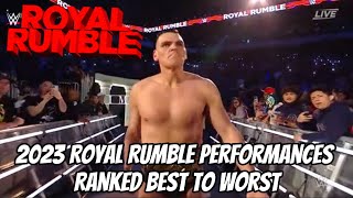 2023 Men’s Royal Rumble Performances Ranked Best To Worst