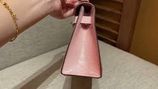 Lizard mini Kelly 22cm 🦎 all handmade customize #fashion #shortvideo