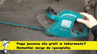 Tego jeszcze nie grali w internecie? Demontaż nożyc do żywopłotu. Odzysk metali kolorowych.