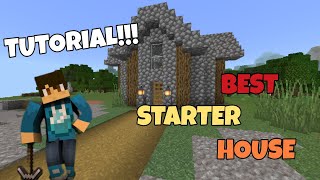 Best Starter House For Minecraft Survival!