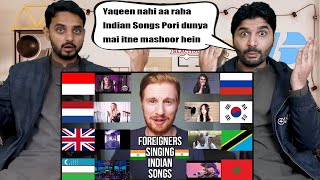 FOREIGNERS SINGING INDIAN HINDI AND BOLLYWOOD SONGS // WHO SANG IT BETTER? | Pakistani Reaction