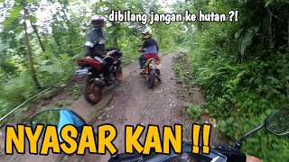 🔴 KITA SEMUA NYASAR DIHUTAN!! || MOTOVLOG INDONESIA