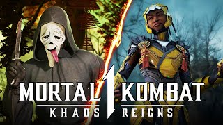 Mortal Kombat 1 - Ghostface "Scary Movie" Mask Update + How To "Open/Close" Sektor & Cyrax Visors!