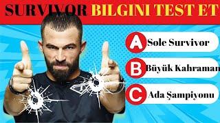 SURVIVOR BİLGİ YARIŞMASI!🧠SURVIVOR TESTİ !🧐 Survivor All Star Özel