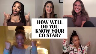 The Cast of 'Grown-ish' Plays 'How Well Do You Know Your Co-Star?' | Marie Claire