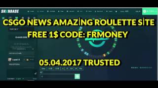 CSGO NEWS!! ROULETTE SİTE | FREE 1$ | TRUSTED | NO DEPOSİT | 05.04.2017