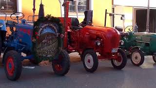 Kastaniensonntag in Grafenau mit Oldtimer Traktoren von W.Kempert.