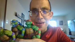 2023 Playmates Teenage Mutant Ninja Turtles Moive Star Donnie Leo & Raph Action Figures Review!