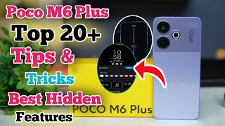 Poco M6 Plus Tips And Tricks || Top 20+ Tips And Tricks Poco M6 Plus, Smart Features